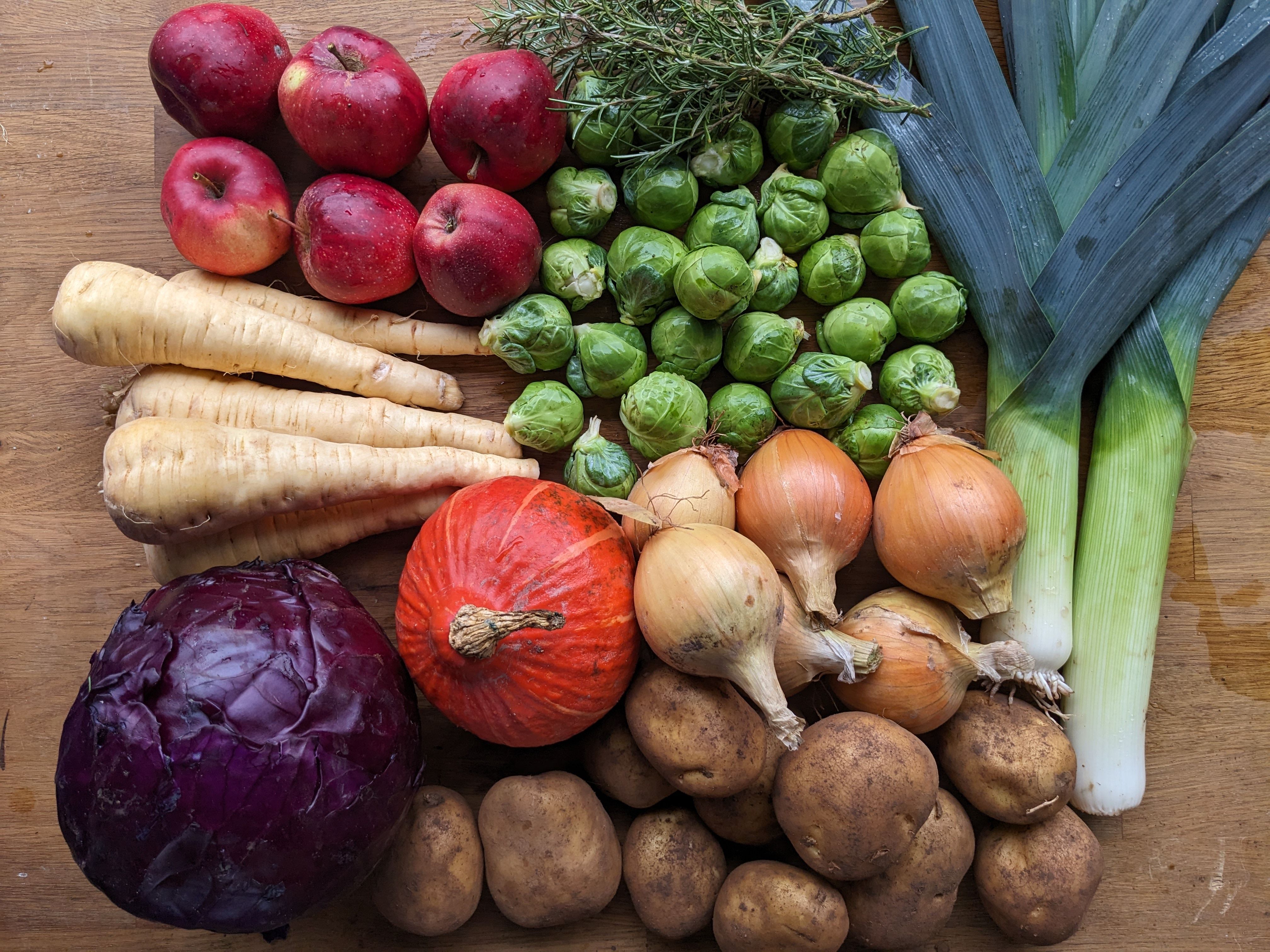 Christmas veg box -large