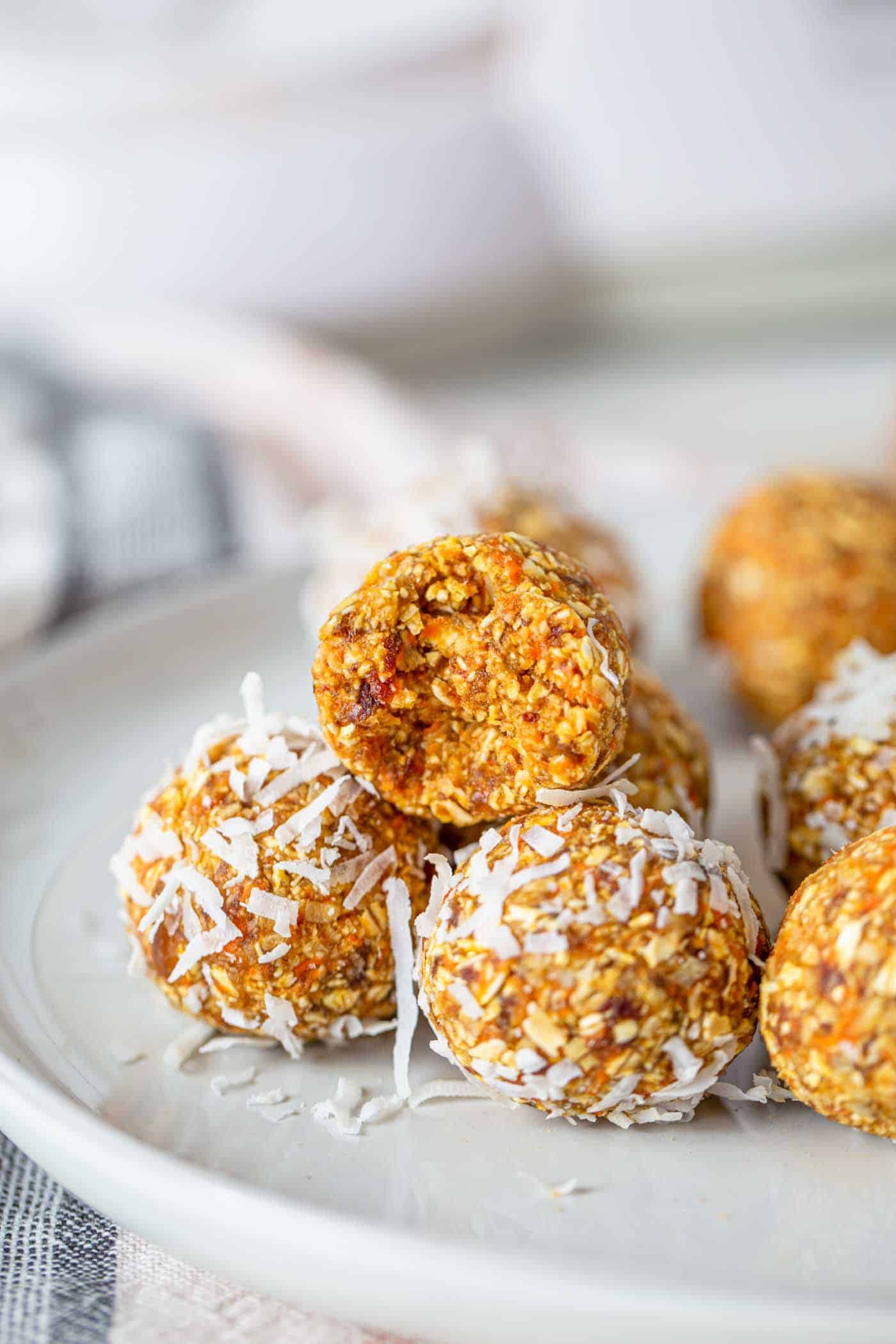 Image of No-Bake Carrot Cake Energy Balls