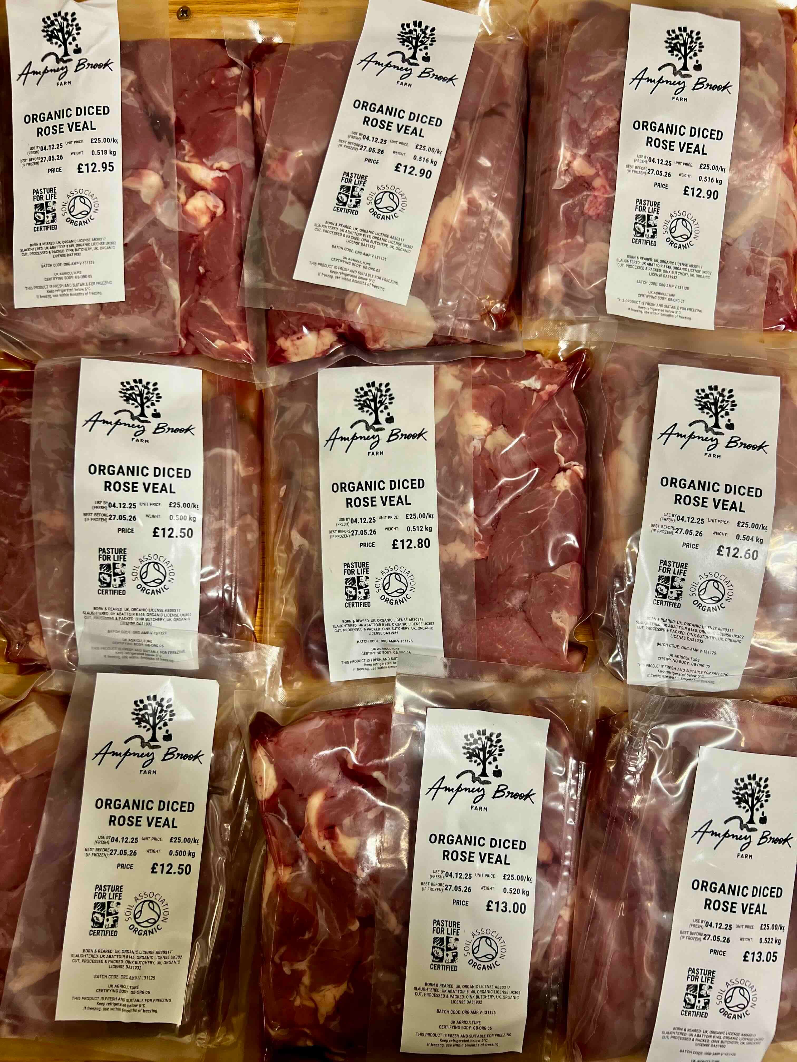 Image of Organic Diced Rose Veal