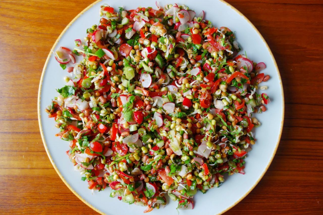 Image of Seasonal Sprouting Katchumbar Salad