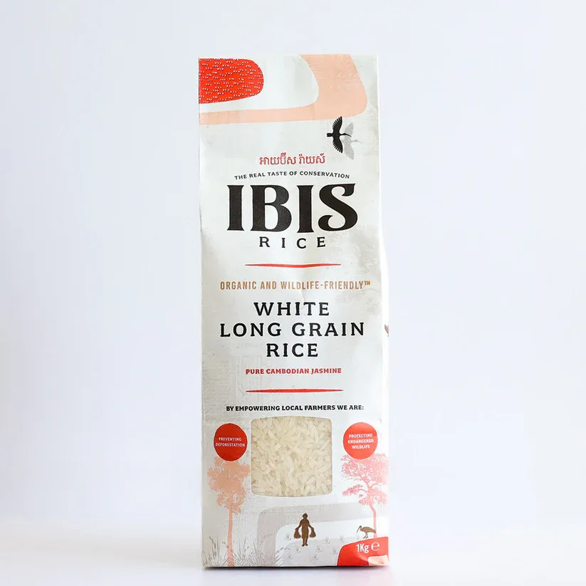 Organic White Long Grain Jasmine Rice (1kg)