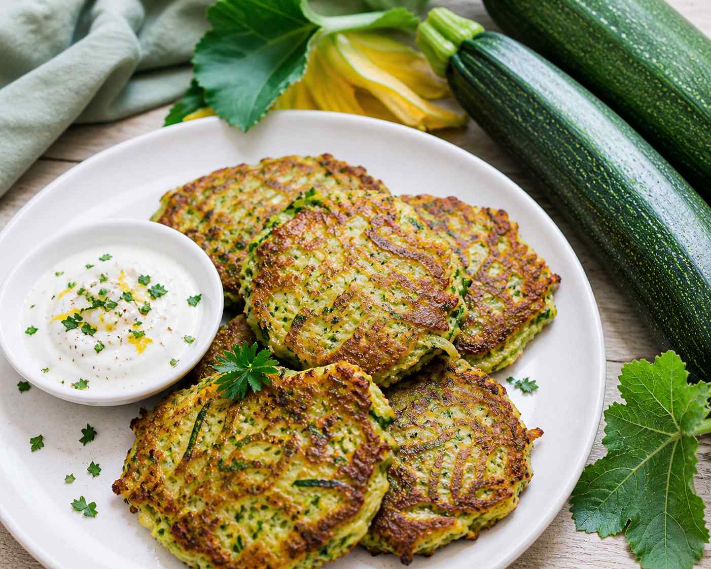 Image of Courgette Fritters