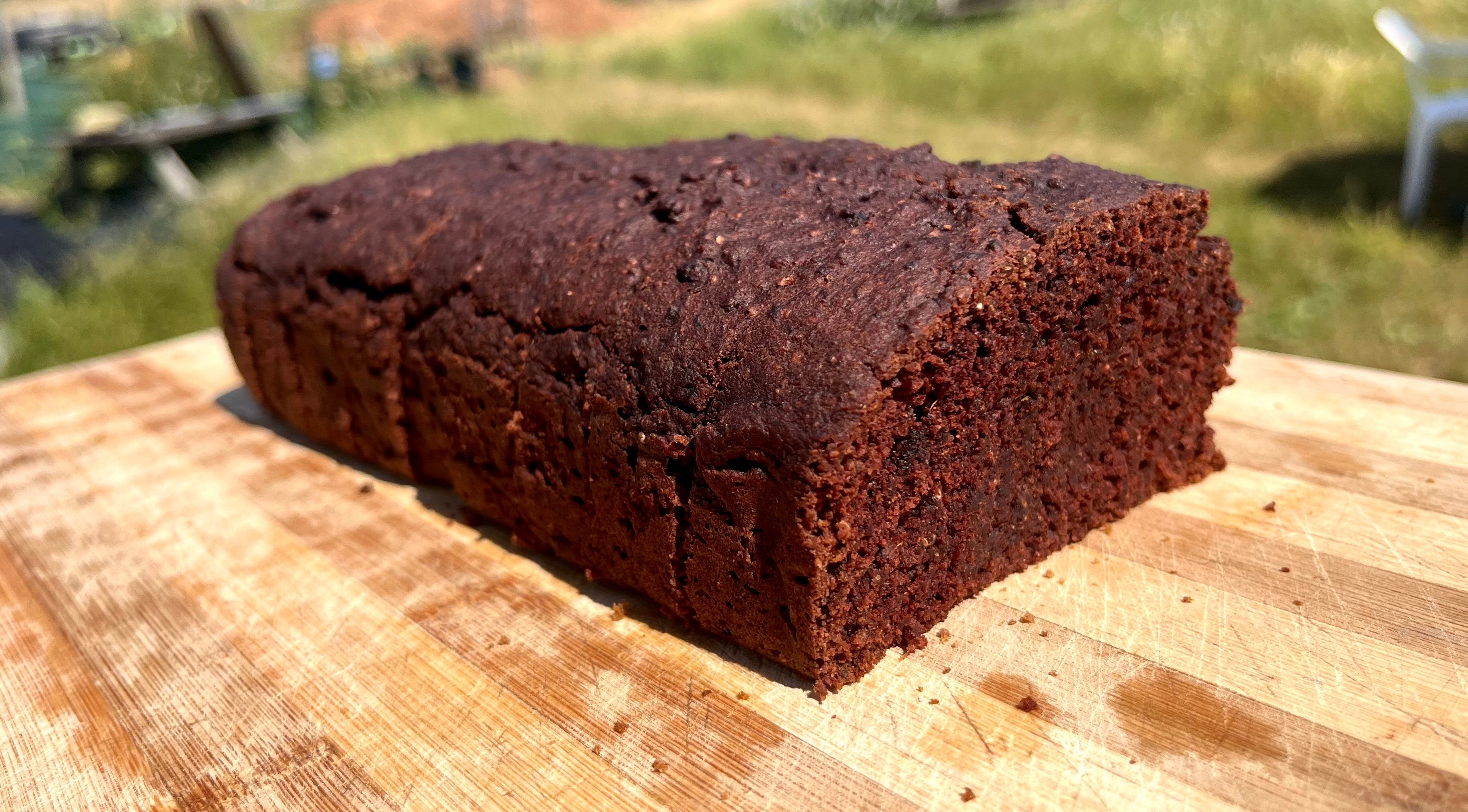 Image of Beetroot and Chocolate Cake with Chia Seeds and Coconut Flour