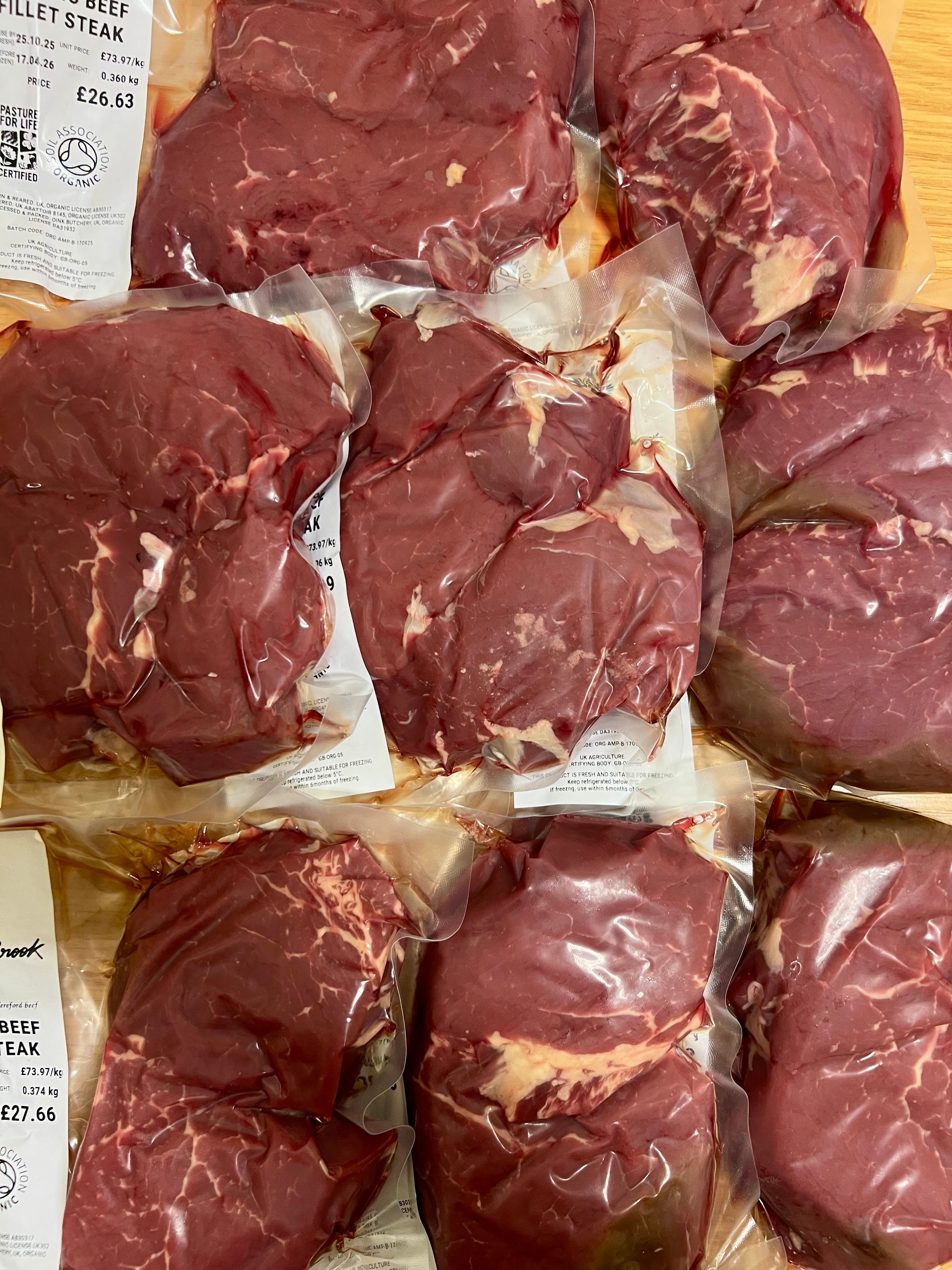 Individual Beef Cuts