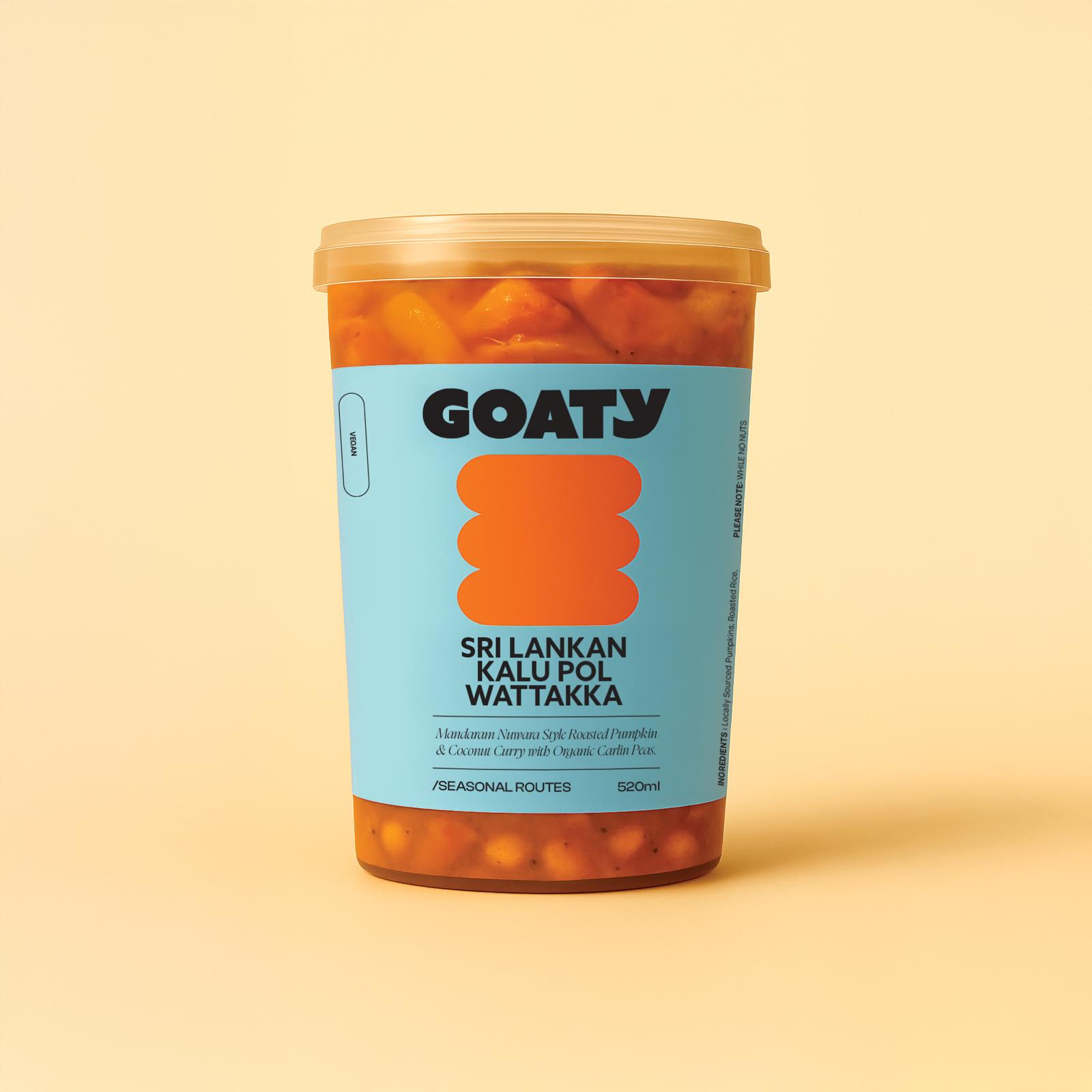 Seasonal Kalu Pol Wattakka:  
Sri Lankan Pumpkin & Coconut Curry