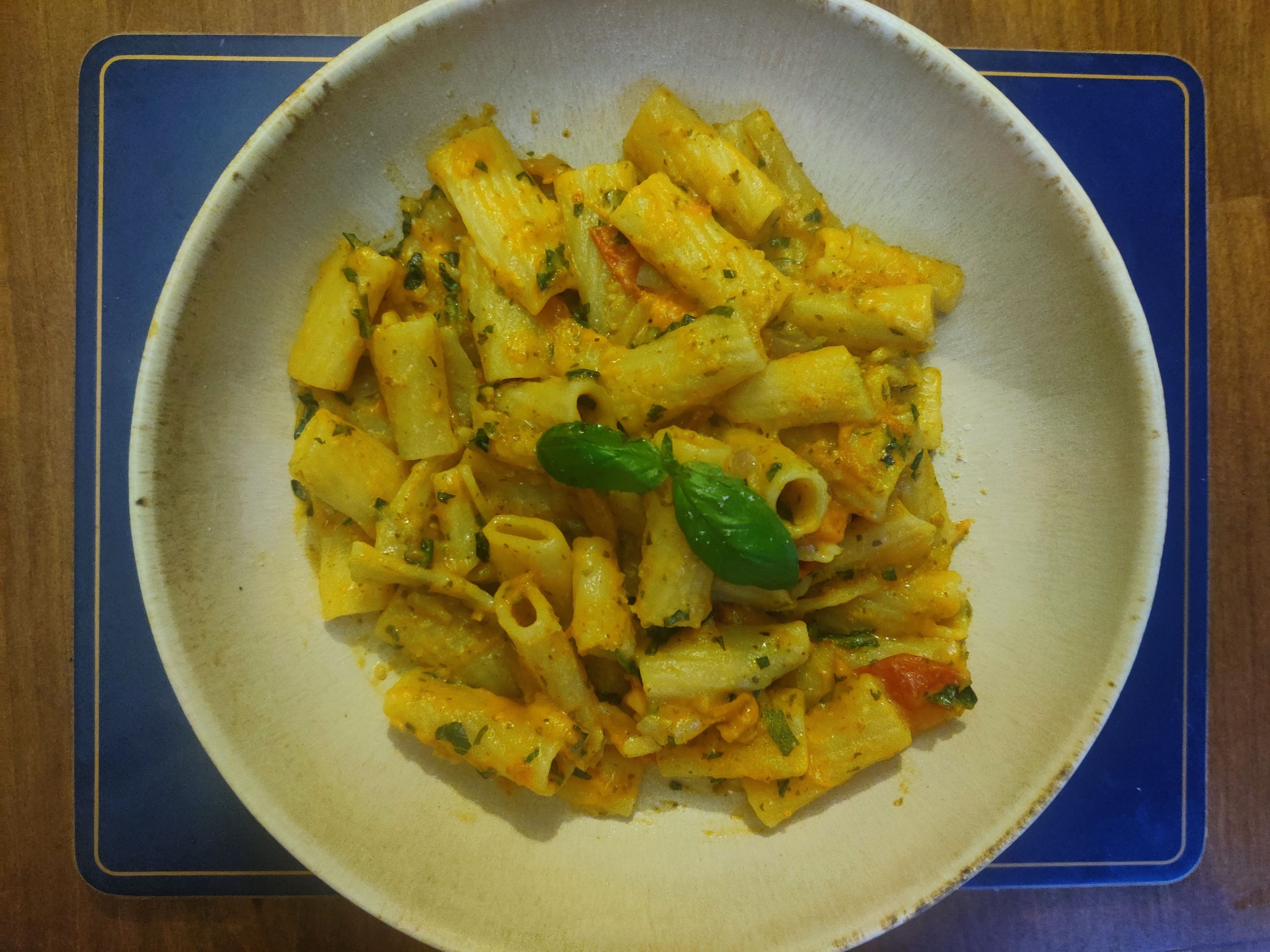 Image of Cherry tomato and Basil Rigatoni