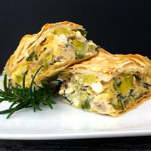 Image of Leek with Feta “Börek” Pie