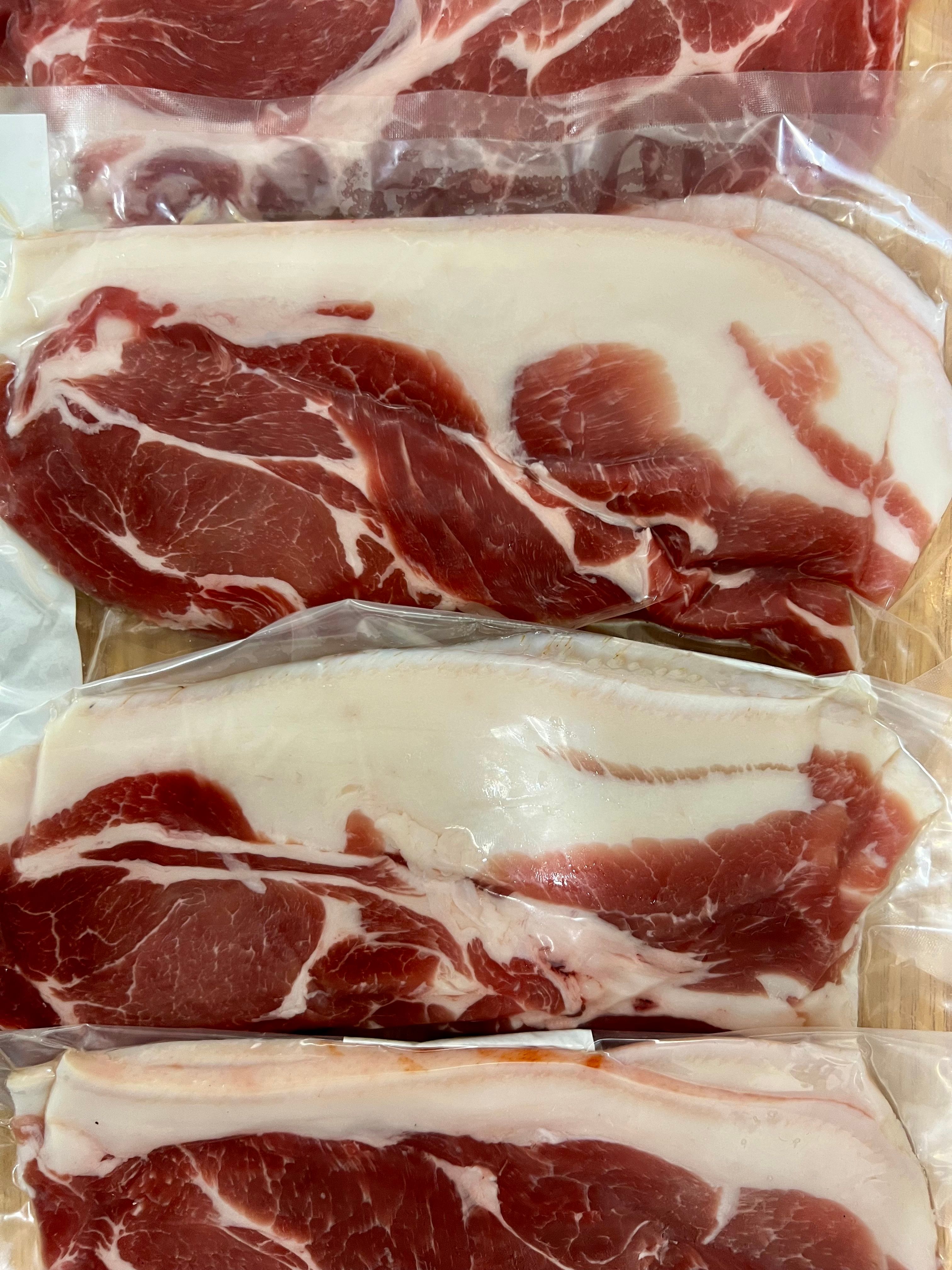 Organic Unsmoked Collar Bacon