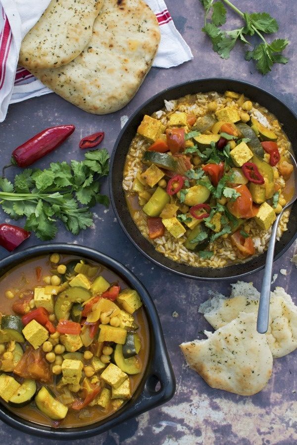 Image of Courgette and Tofu Curry