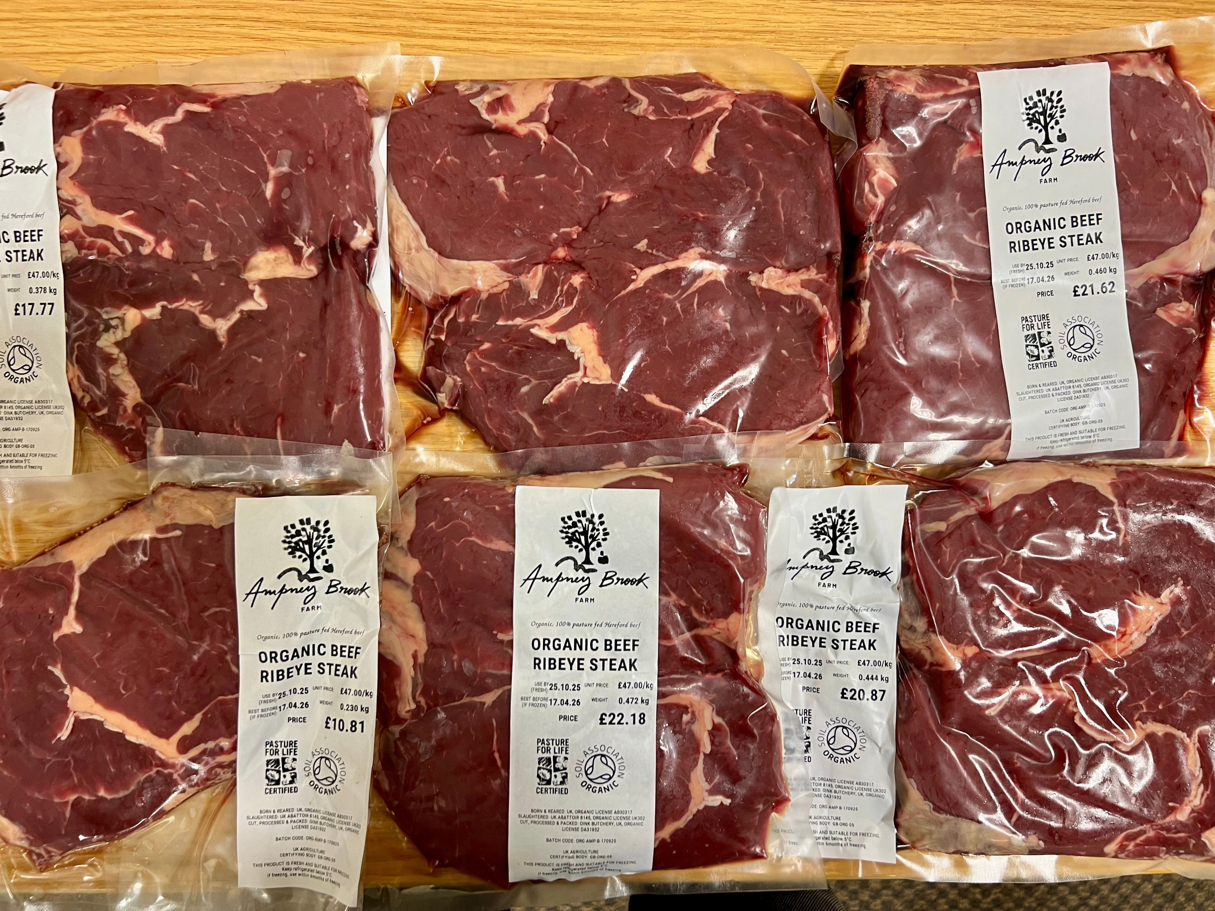 Image of Organic Ribeye Steak