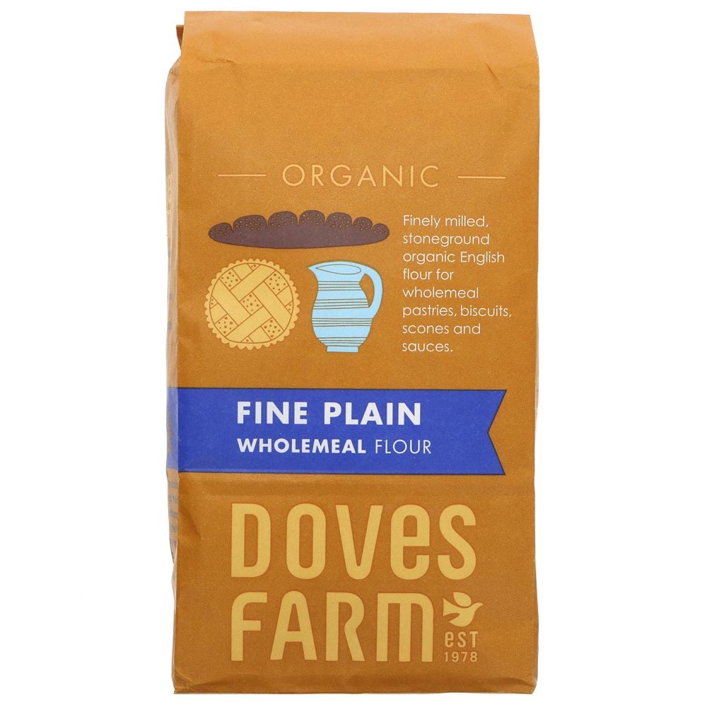 Organic Fine Wholemeal Plain Flour