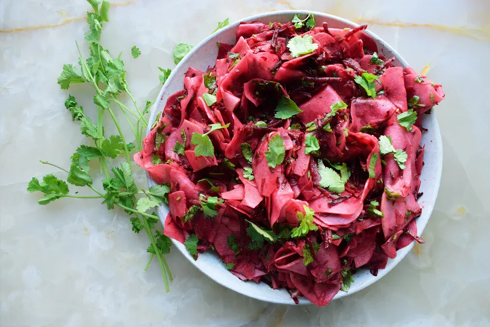 Image of Kohlrabi, Apple and Beetroot Salad