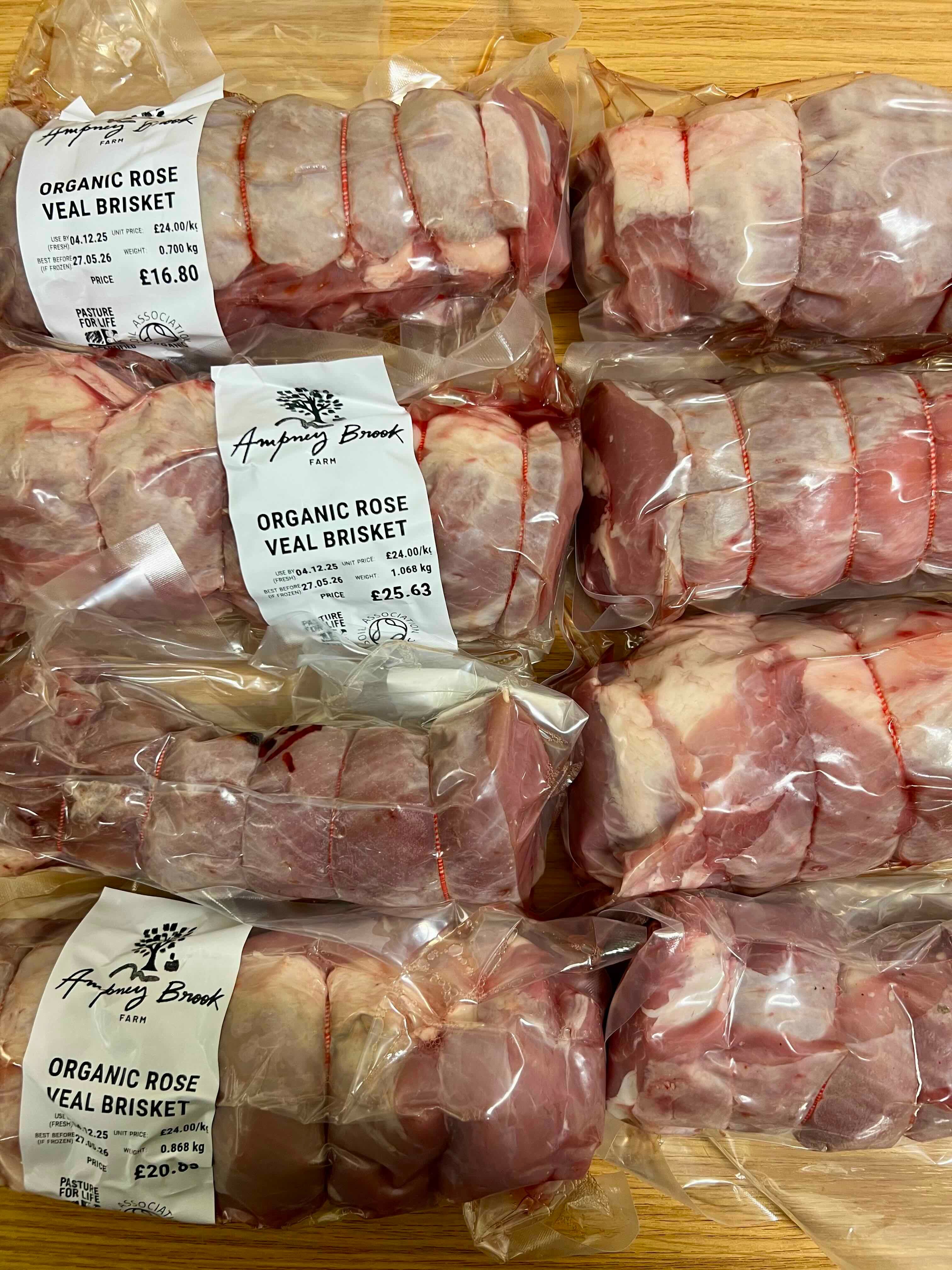 Organic Rose Veal Brisket